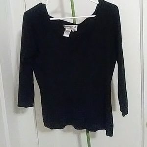 Knit silk shirt